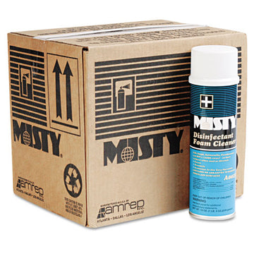 Misty® Disinfectant Foam Cleaner, Fresh Scent, 19 Oz Aerosol Spray, 12-carton freeshipping - TVN Wholesale